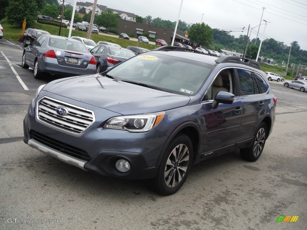 2017 Outback 2.5i Limited - Twilight Blue Metallic / Warm Ivory photo #6