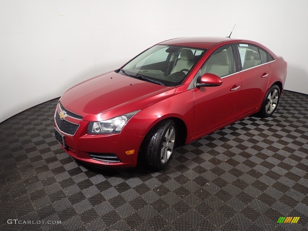 2011 Cruze LTZ - Crystal Red Metallic Tintcoat / Cocoa/Light Neutral Leather photo #7