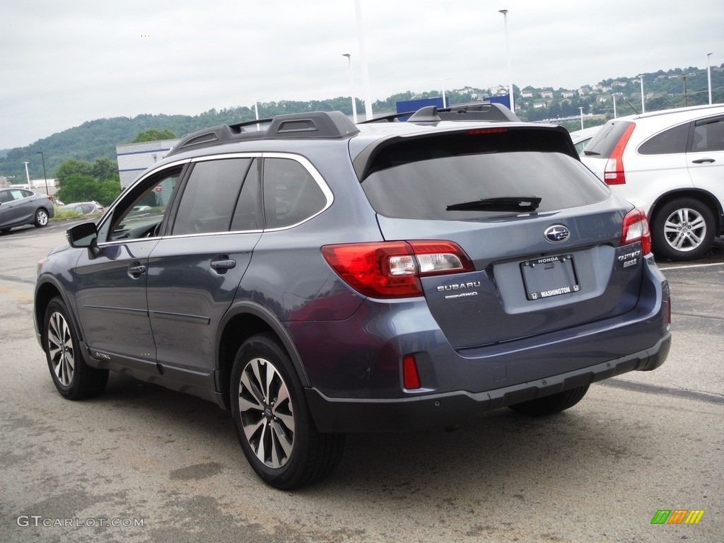 2017 Outback 2.5i Limited - Twilight Blue Metallic / Warm Ivory photo #8