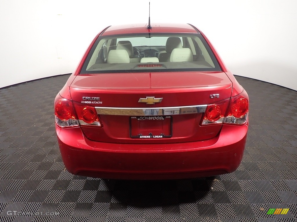 2011 Cruze LTZ - Crystal Red Metallic Tintcoat / Cocoa/Light Neutral Leather photo #10