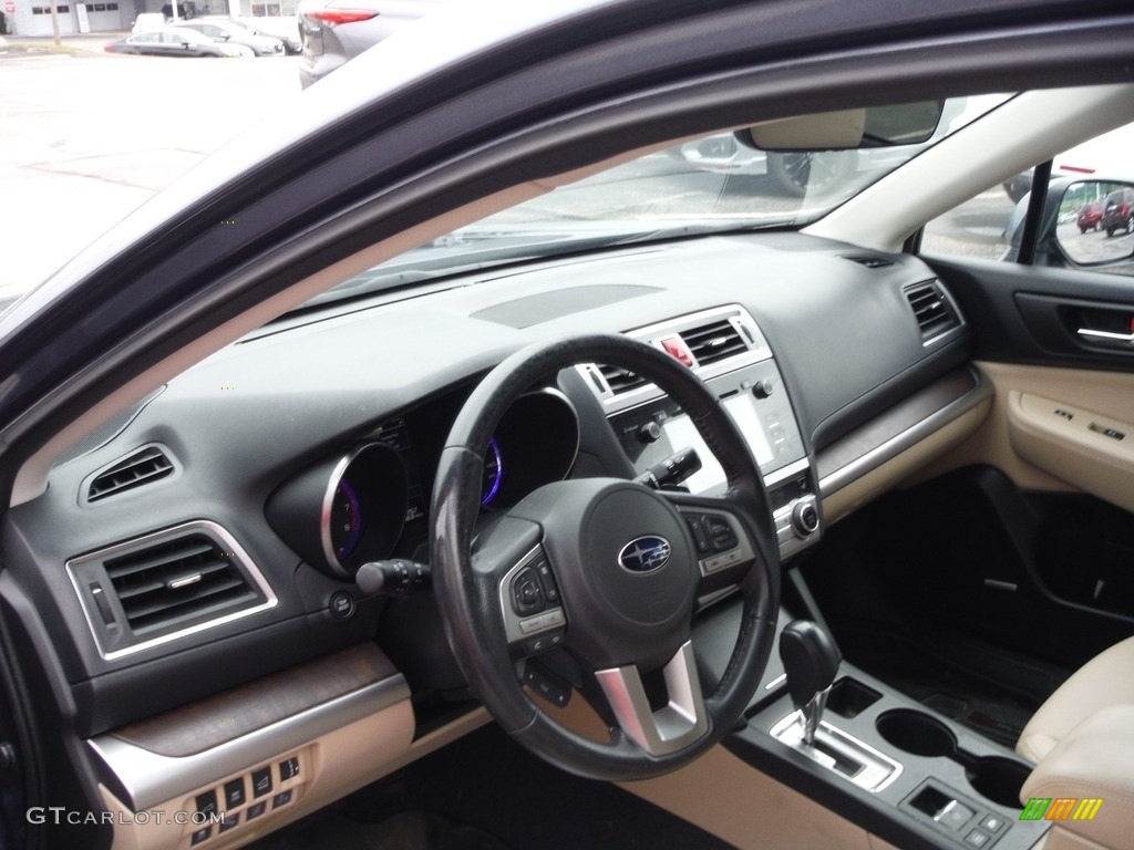 2017 Outback 2.5i Limited - Twilight Blue Metallic / Warm Ivory photo #15