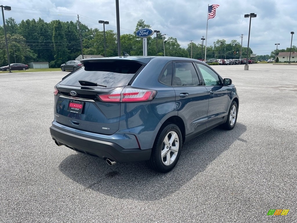 2019 Edge SE AWD - Blue Metallic / Ebony photo #5