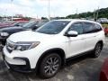 2021 Platinum White Pearl Honda Pilot EX AWD  photo #1