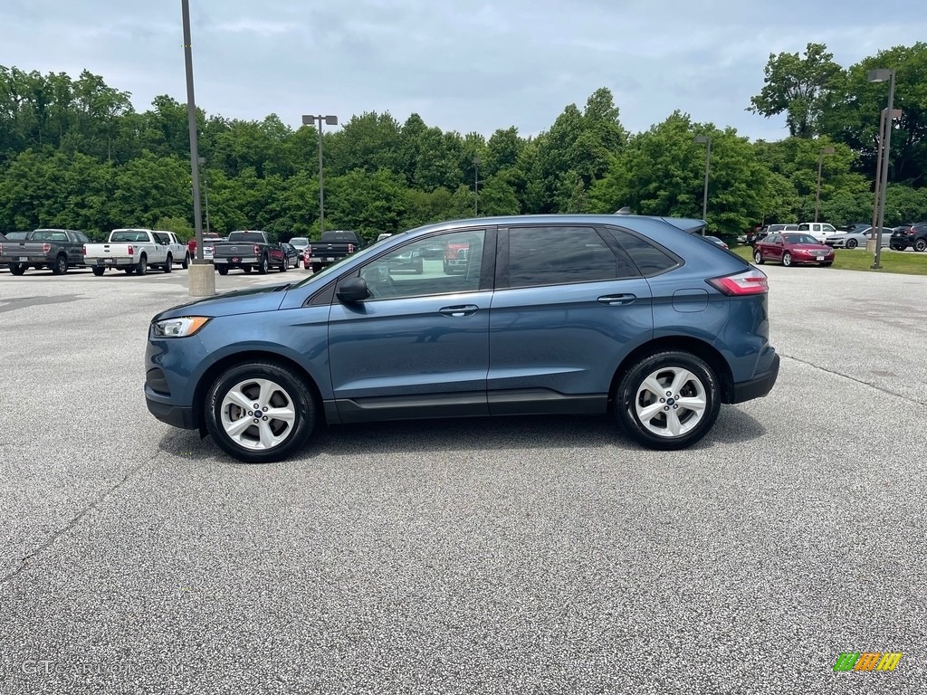 2019 Edge SE AWD - Blue Metallic / Ebony photo #7