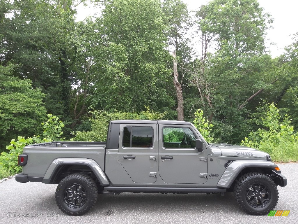 Sting-Gray 2022 Jeep Gladiator Willys 4x4 Exterior Photo #144364780
