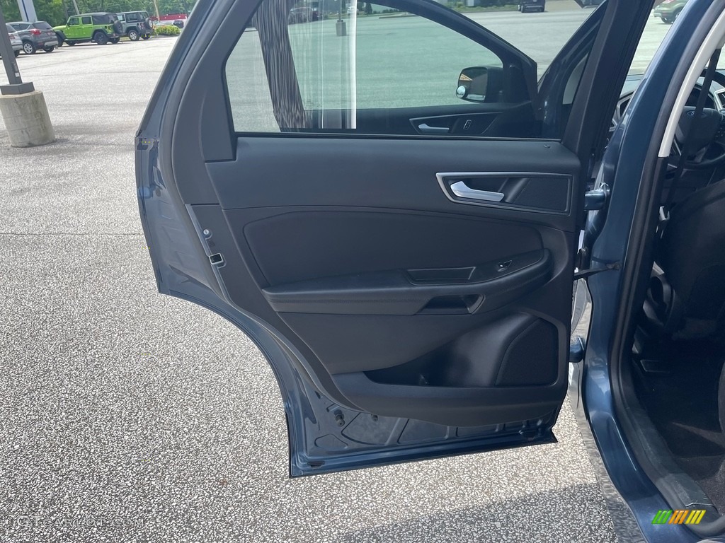 2019 Edge SE AWD - Blue Metallic / Ebony photo #14