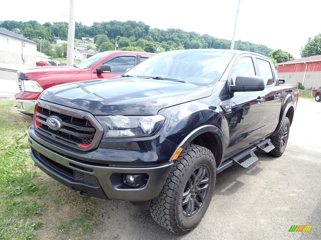 2021 Ranger XLT Tremor SuperCrew 4x4 - Shadow Black Metallic / Ebony photo #1
