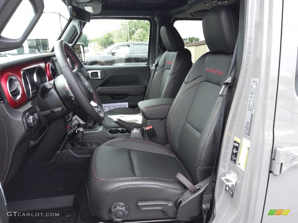 Black Interior 2022 Jeep Gladiator Rubicon 4x4 Photo #144365848