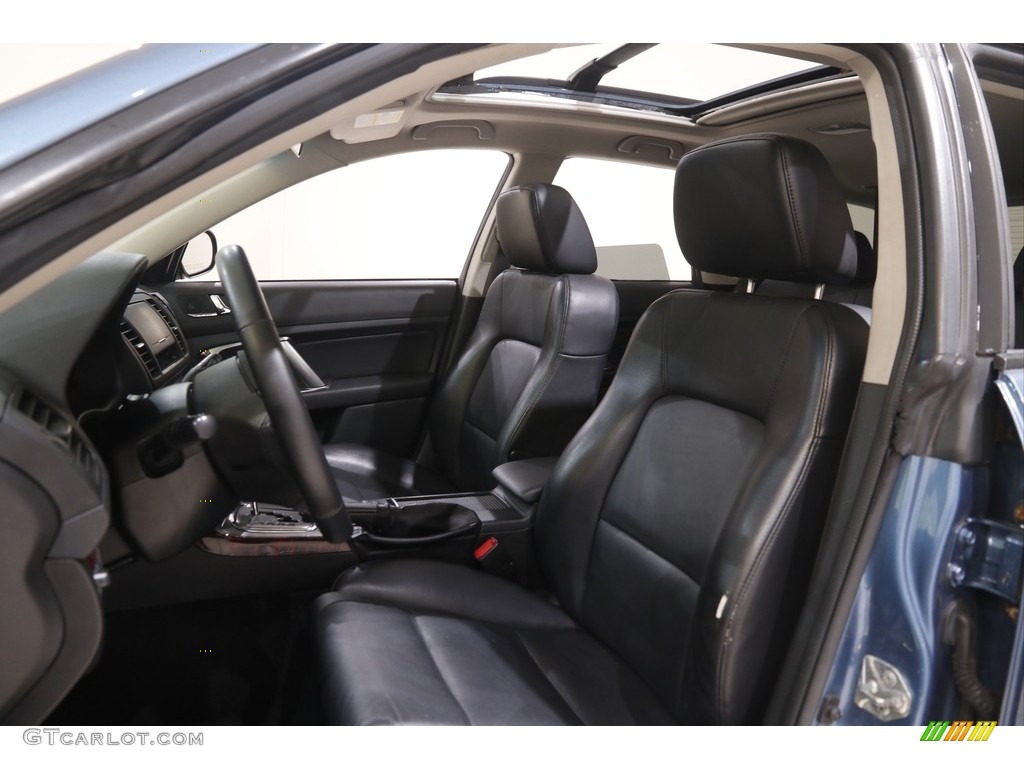 2009 Outback 2.5i Limited Wagon - Newport Blue Pearl / Off Black photo #5