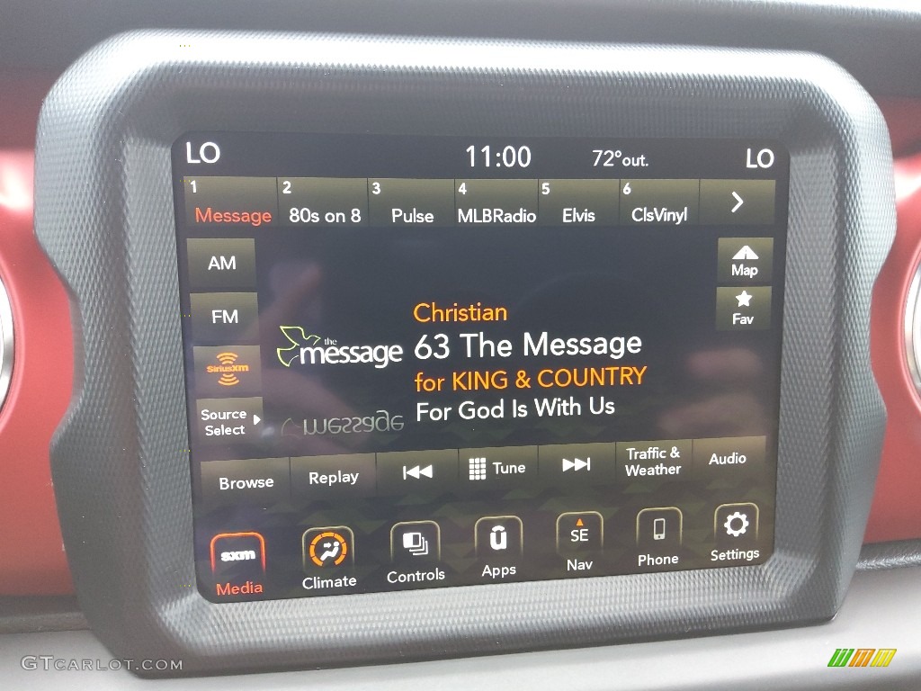 2022 Jeep Gladiator Rubicon 4x4 Audio System Photo #144366154