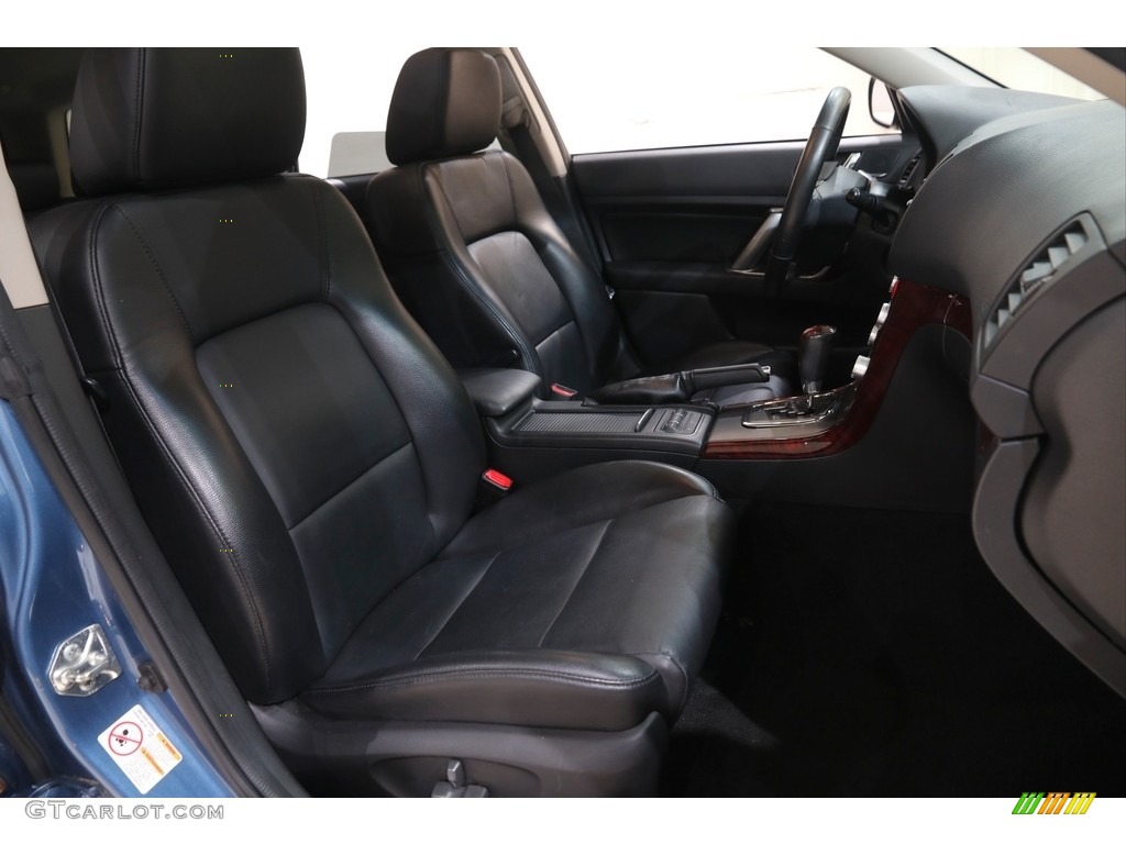 2009 Outback 2.5i Limited Wagon - Newport Blue Pearl / Off Black photo #15