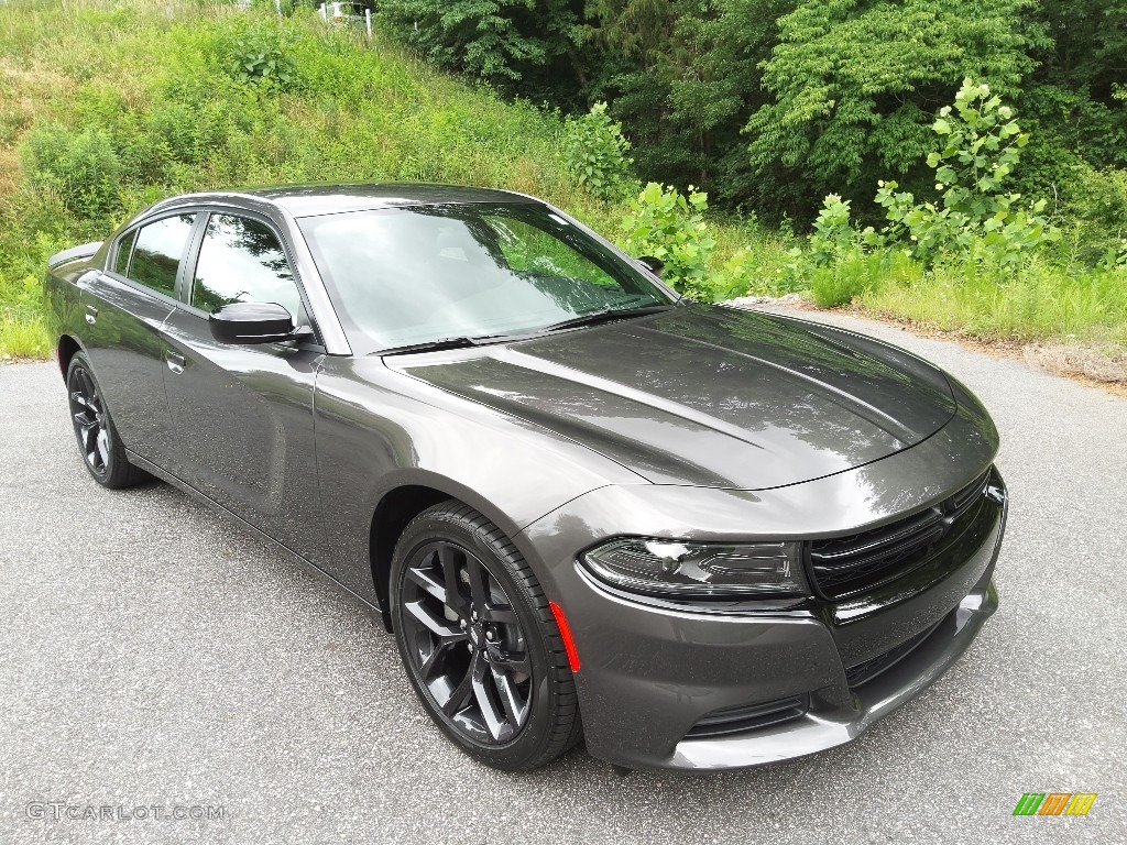 Granite Pearl 2022 Dodge Charger SXT Blacktop Exterior Photo #144366529