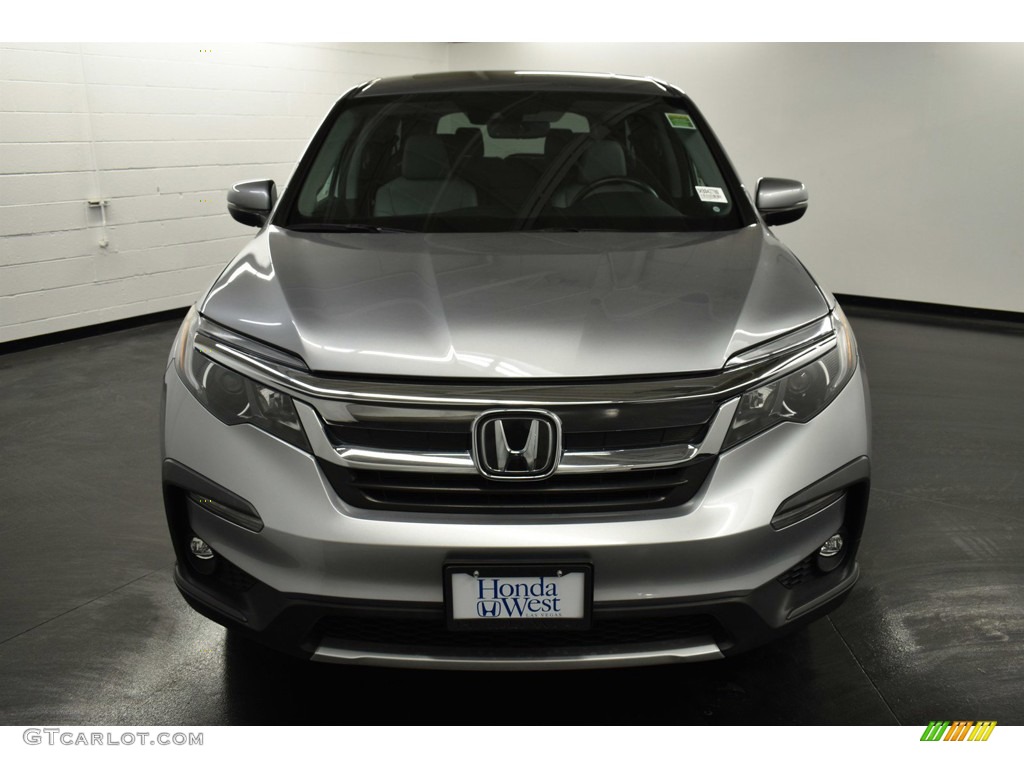 2019 Pilot EX-L - Lunar Silver Metallic / Gray photo #2