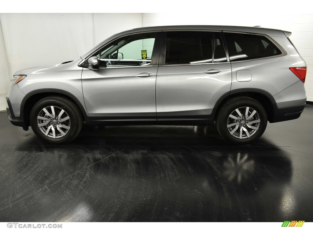 2019 Pilot EX-L - Lunar Silver Metallic / Gray photo #4