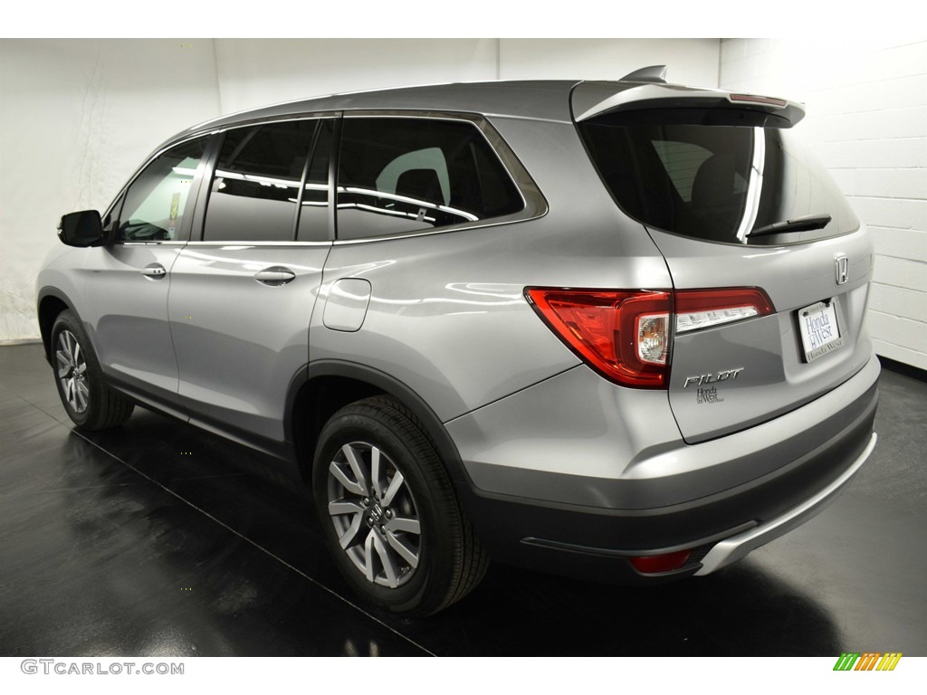 2019 Pilot EX-L - Lunar Silver Metallic / Gray photo #5