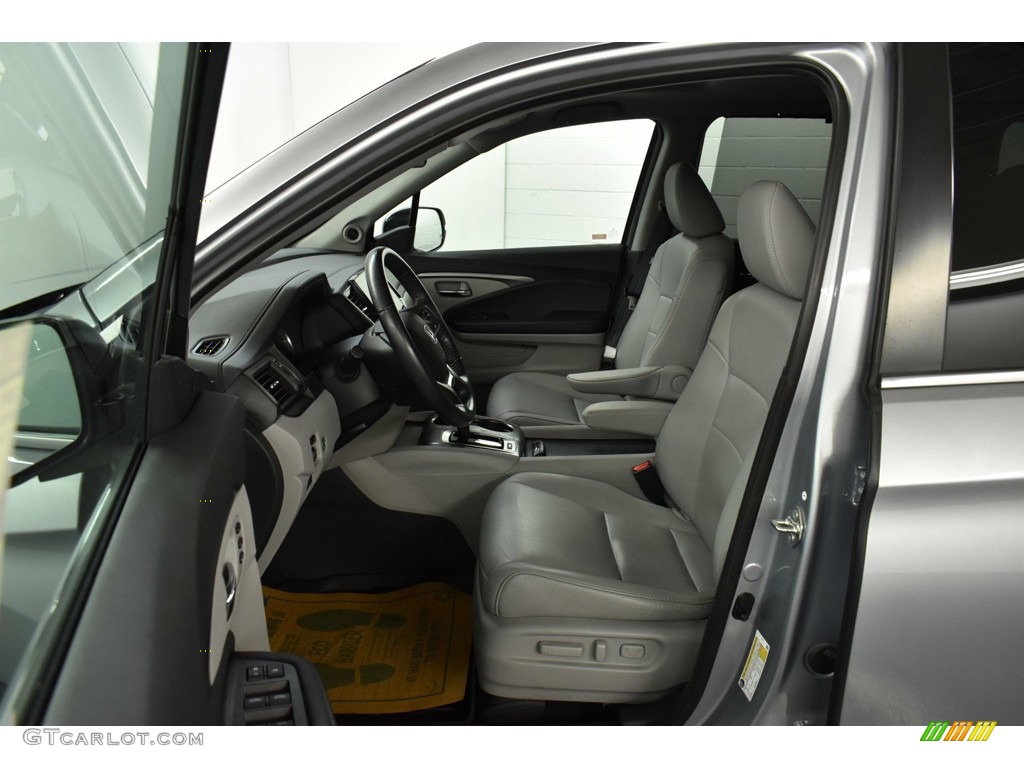 2019 Pilot EX-L - Lunar Silver Metallic / Gray photo #14