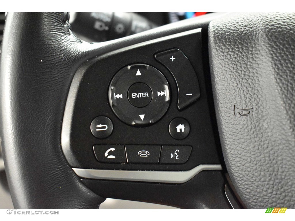 2019 Pilot EX-L - Lunar Silver Metallic / Gray photo #17