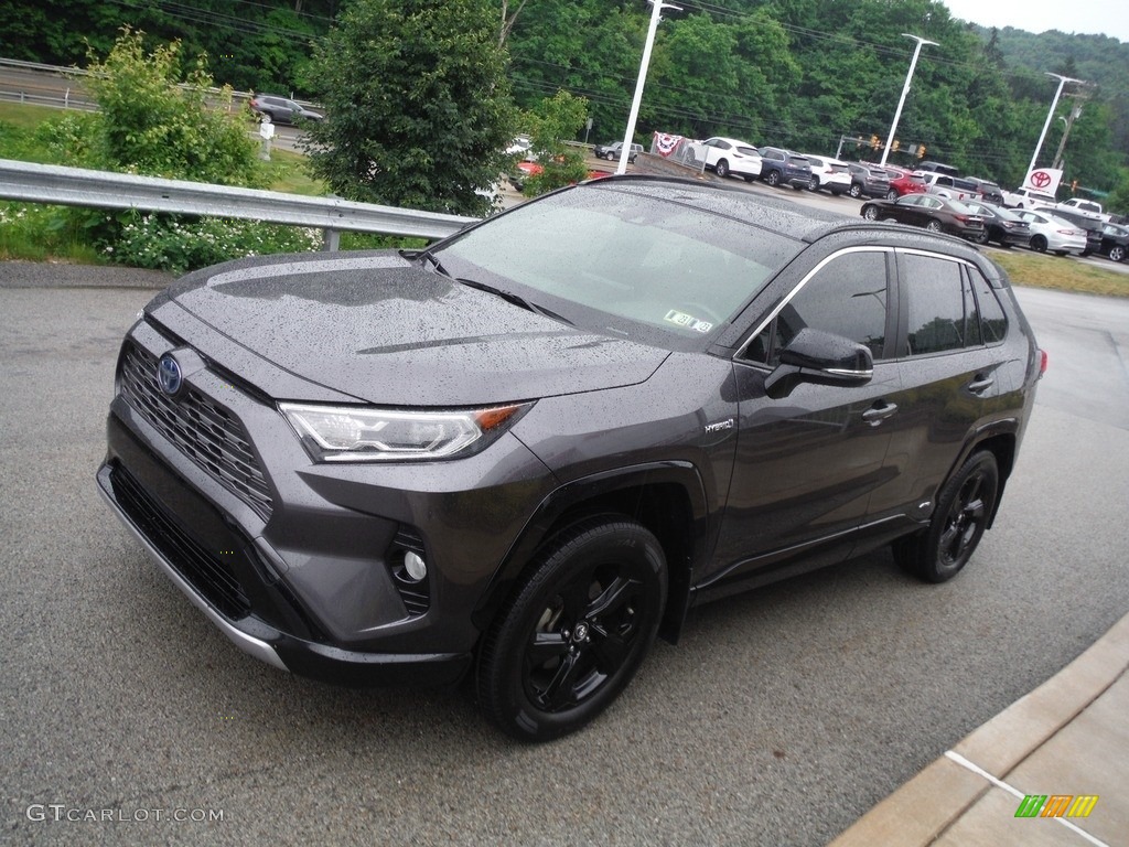 Magnetic Gray Metallic 2019 Toyota RAV4 XSE AWD Hybrid Exterior Photo #144367382