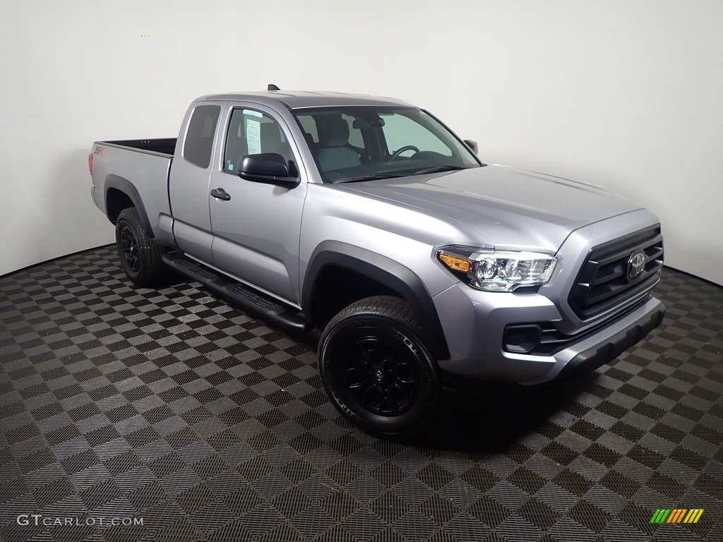 2020 Tacoma SR Access Cab 4x4 - Silver Sky Metallic / Cement photo #3