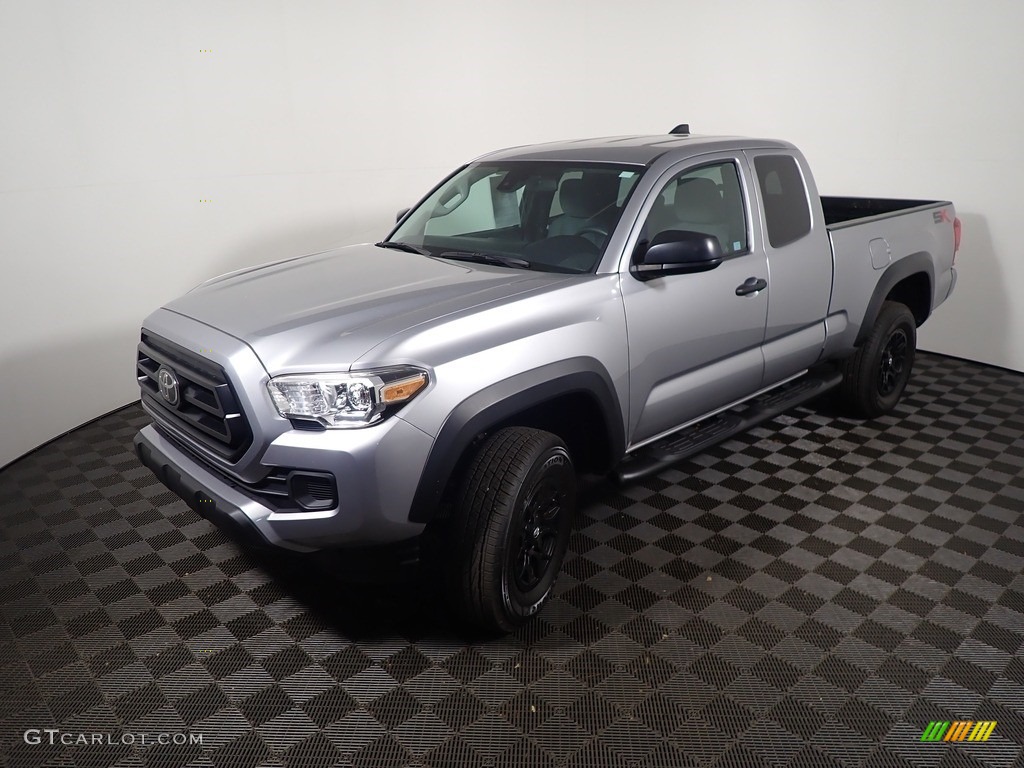 2020 Tacoma SR Access Cab 4x4 - Silver Sky Metallic / Cement photo #9