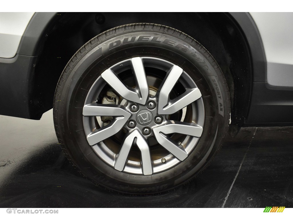 2019 Pilot EX-L - Lunar Silver Metallic / Gray photo #42