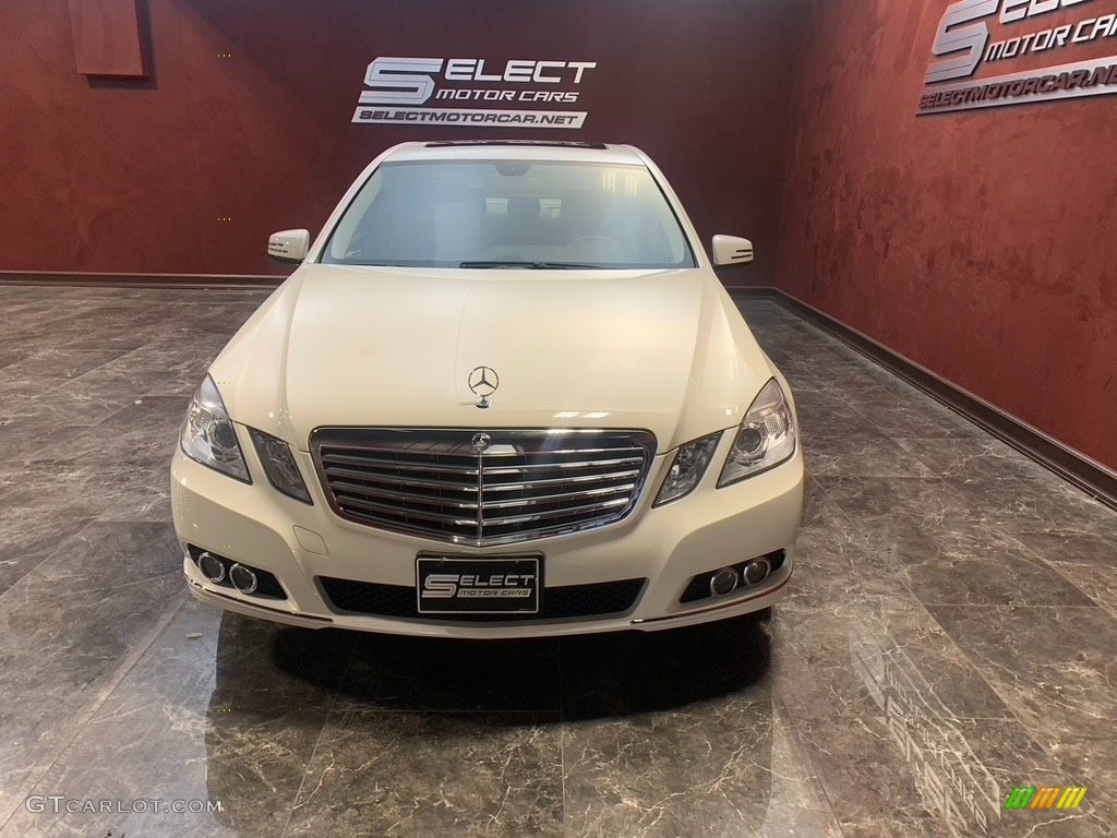 2011 E 350 4Matic Sedan - Arctic White / Almond/Mocha photo #2