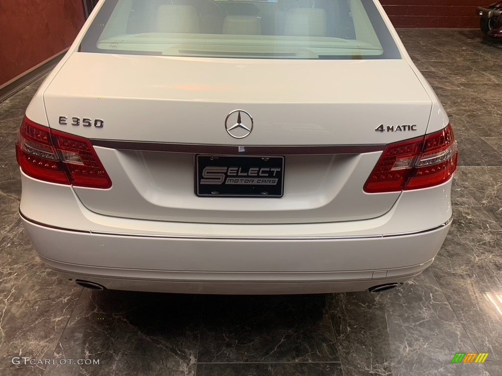 2011 E 350 4Matic Sedan - Arctic White / Almond/Mocha photo #5