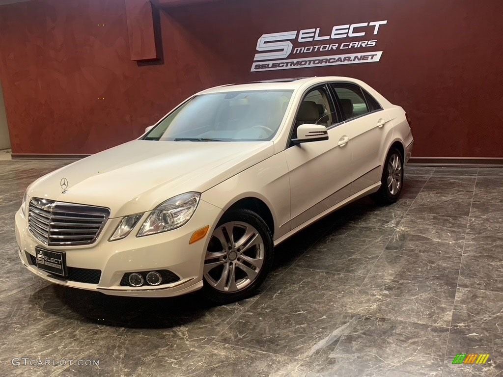 2011 E 350 4Matic Sedan - Arctic White / Almond/Mocha photo #6