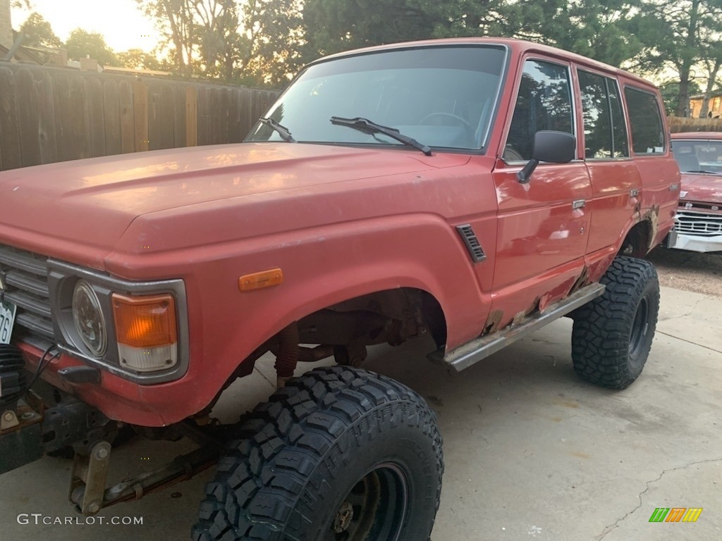 Freeborn Red 1986 Toyota Land Cruiser FJ60 Exterior Photo #144368875