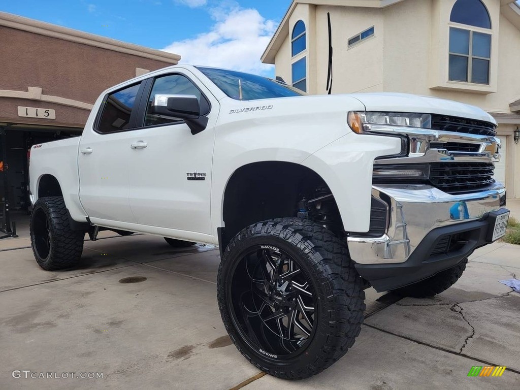 2021 Silverado 1500 LT Crew Cab 4x4 - Summit White / Jet Black photo #1
