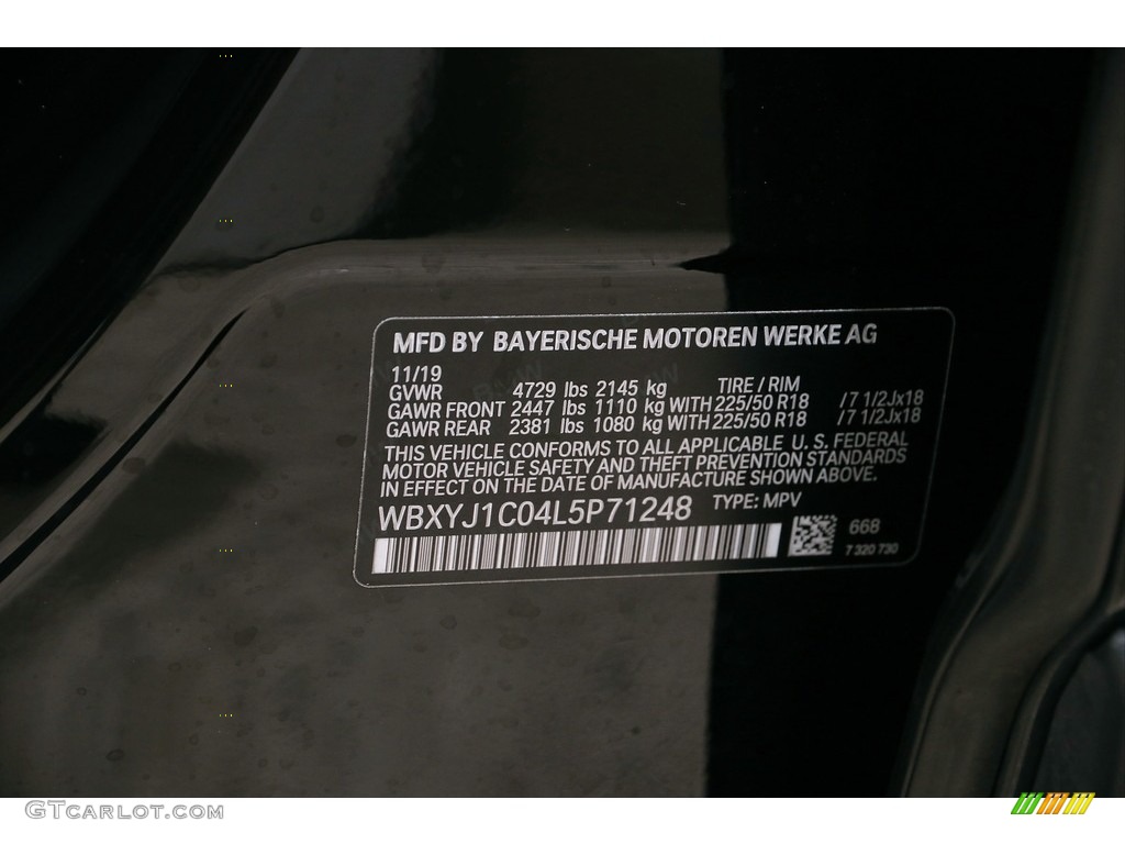 2020 X2 xDrive28i - Jet Black / Black photo #22
