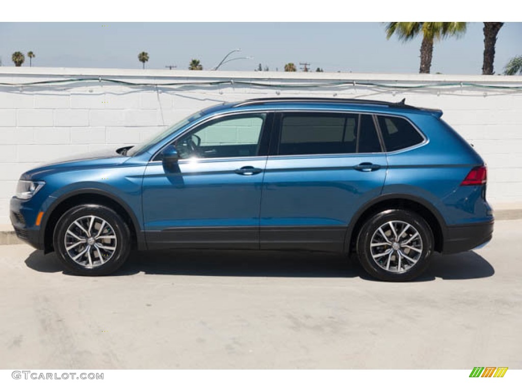 Blue Silk Metallic 2019 Volkswagen Tiguan SE Exterior Photo #144369574