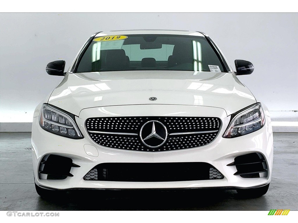 2019 C 300 Sedan - designo Diamond White Metallic / Black photo #2