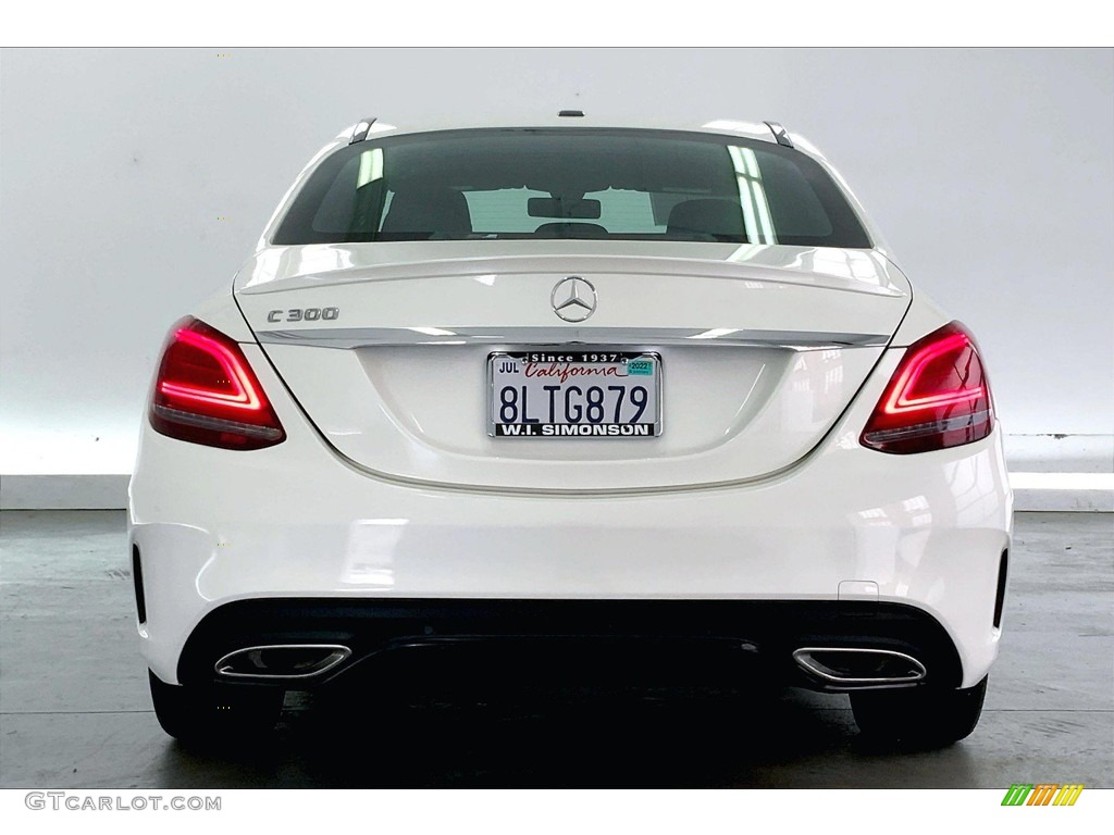 2019 C 300 Sedan - designo Diamond White Metallic / Black photo #3