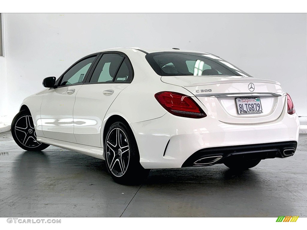 2019 C 300 Sedan - designo Diamond White Metallic / Black photo #10