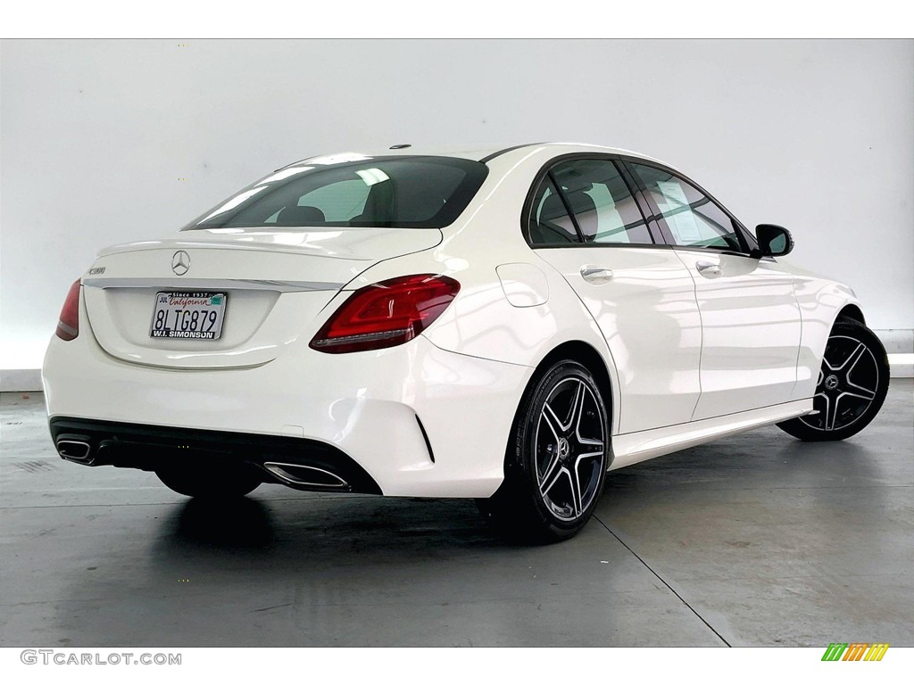 2019 C 300 Sedan - designo Diamond White Metallic / Black photo #13