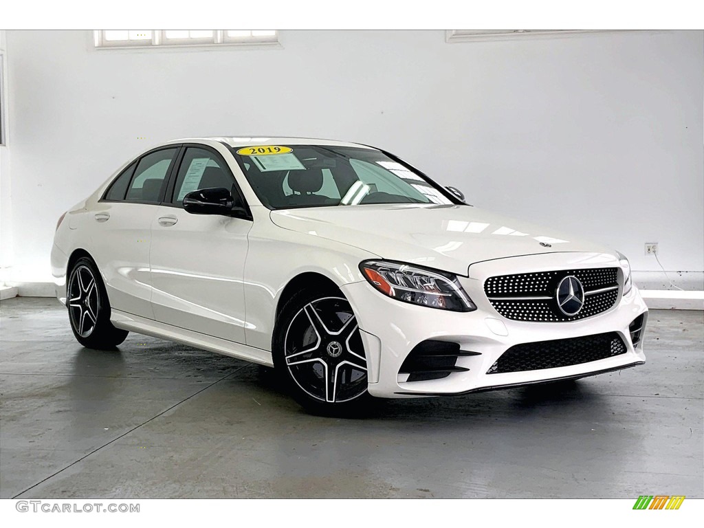 2019 C 300 Sedan - designo Diamond White Metallic / Black photo #34