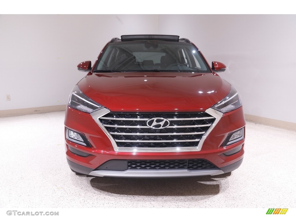 2019 Tucson Ultimate AWD - Gemstone Red / Black photo #2