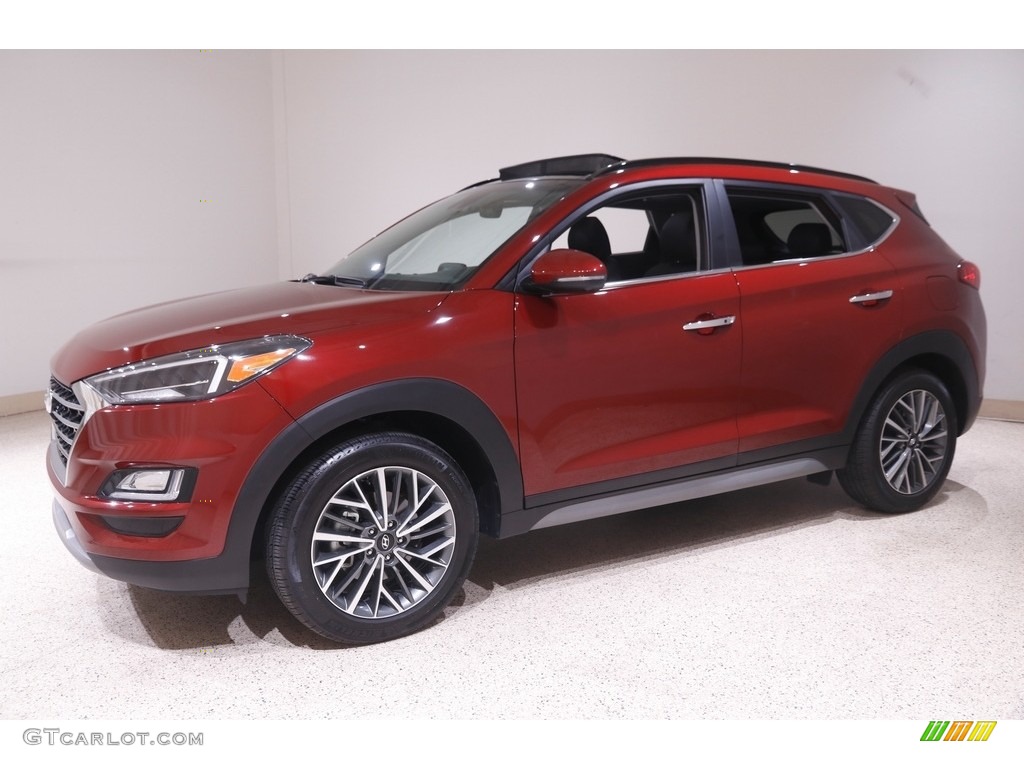 2019 Tucson Ultimate AWD - Gemstone Red / Black photo #3