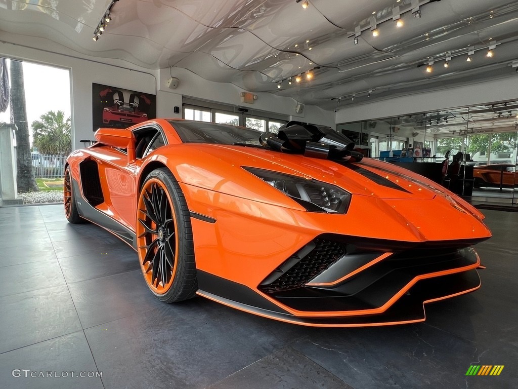 2012 Aventador LP 700-4 - Arancio Argos (Red/Orange) / Nero Ade/Arancio photo #1