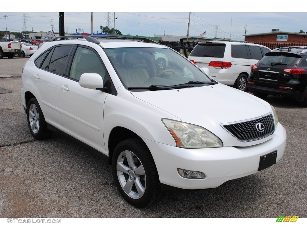 2004 RX 330 - Crystal White Pearl / Ivory photo #7
