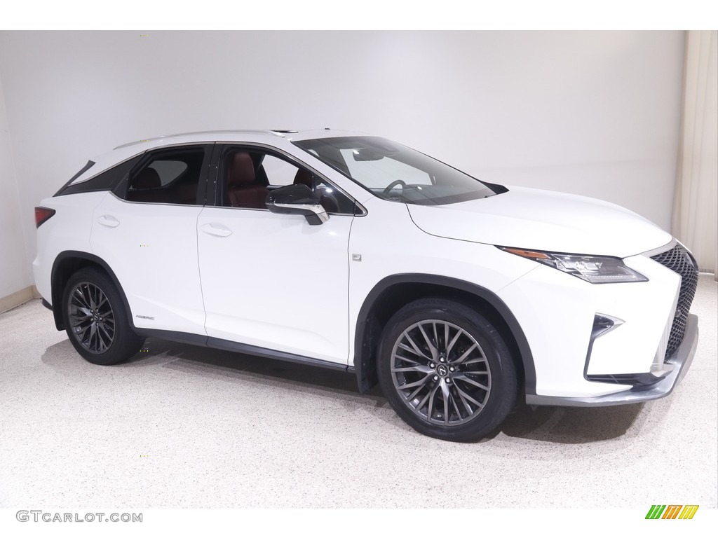 Ultra White 2016 Lexus RX 450h F Sport AWD Exterior Photo #144372979