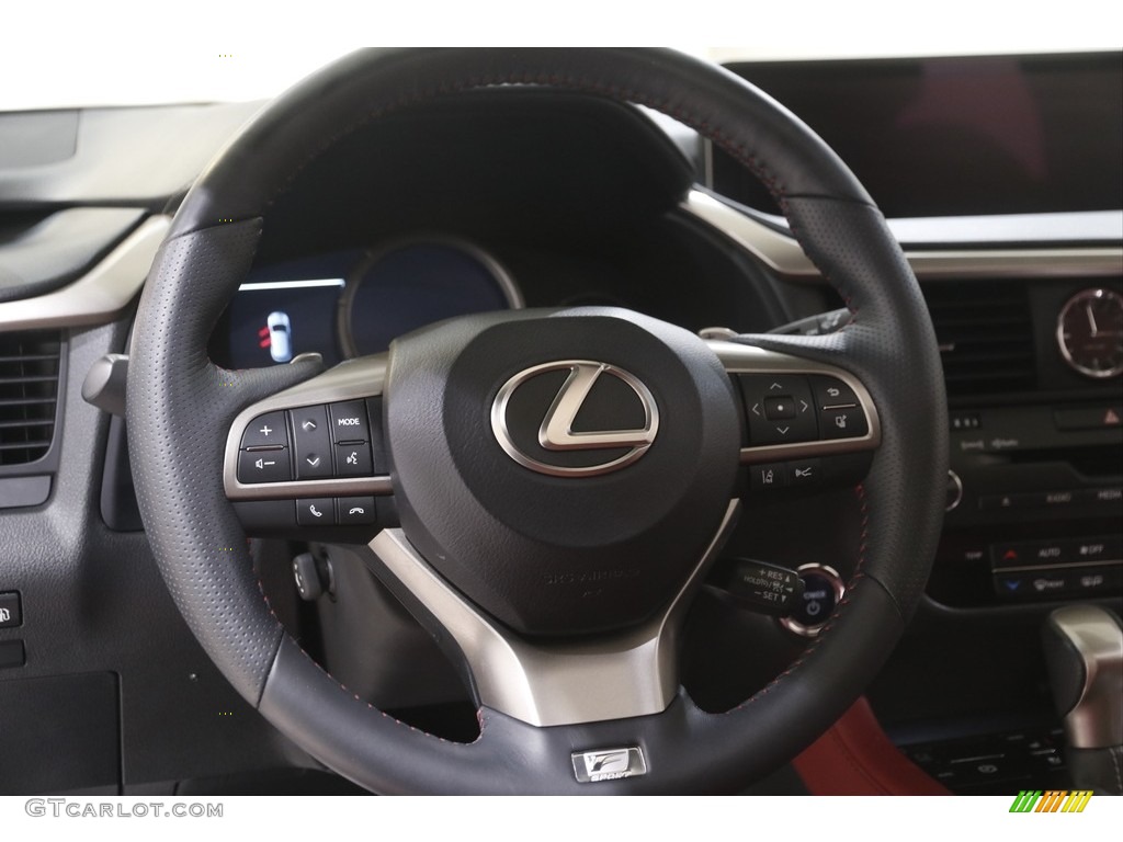 2016 Lexus RX 450h F Sport AWD Rioja Red Steering Wheel Photo #144373093