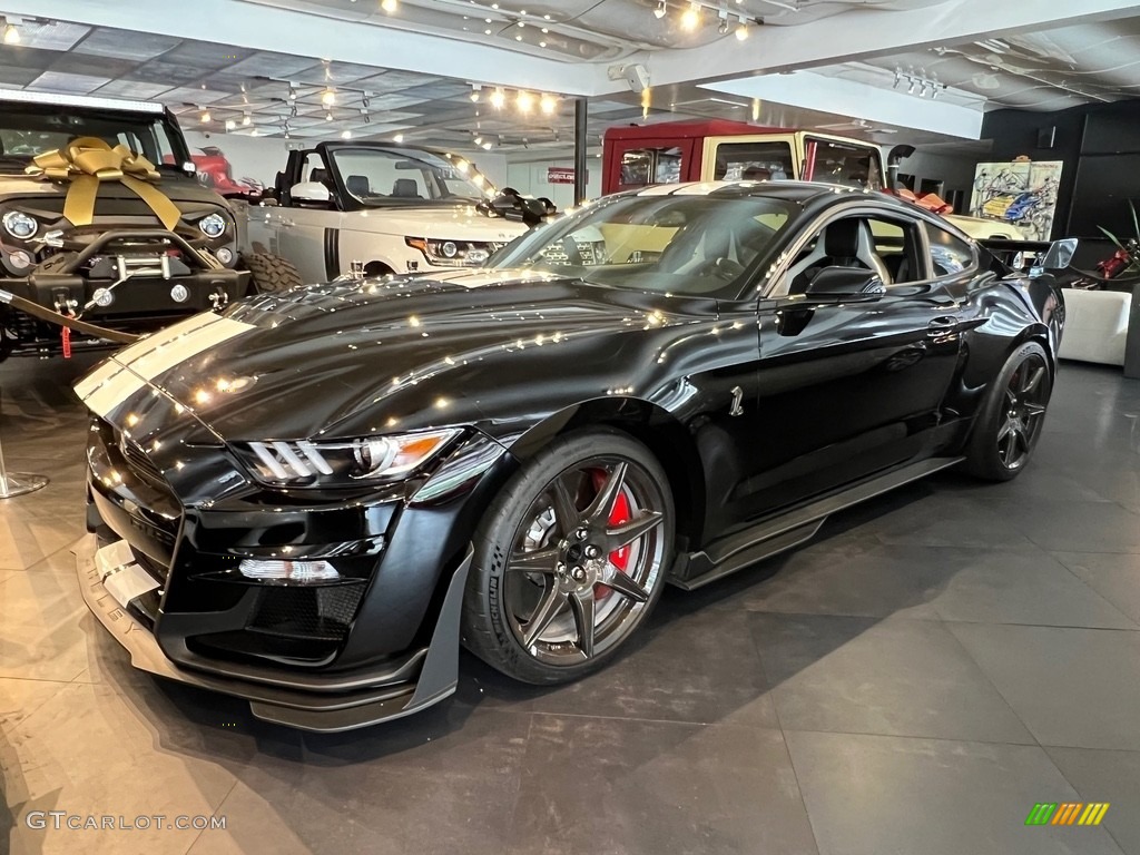 Shadow Black 2020 Ford Mustang Shelby GT500 Exterior Photo #144373369