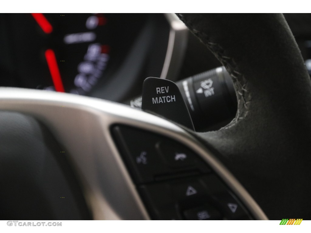2019 Chevrolet Corvette Z06 Coupe Black Steering Wheel Photo #144373459