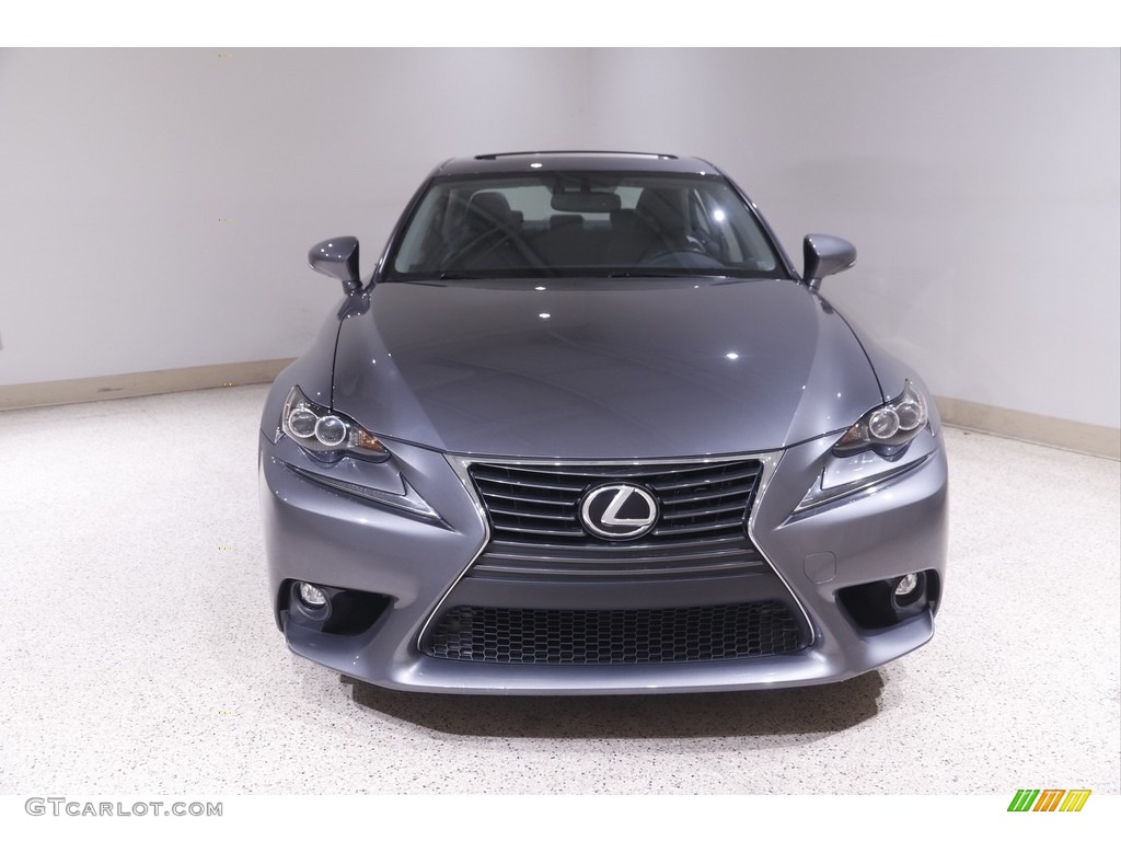 2015 IS 250 AWD - Nebula Gray Pearl / Black photo #2