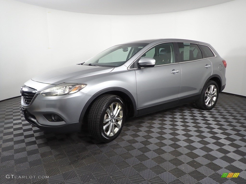2013 CX-9 Grand Touring AWD - Liquid Silver Metallic / Black photo #7