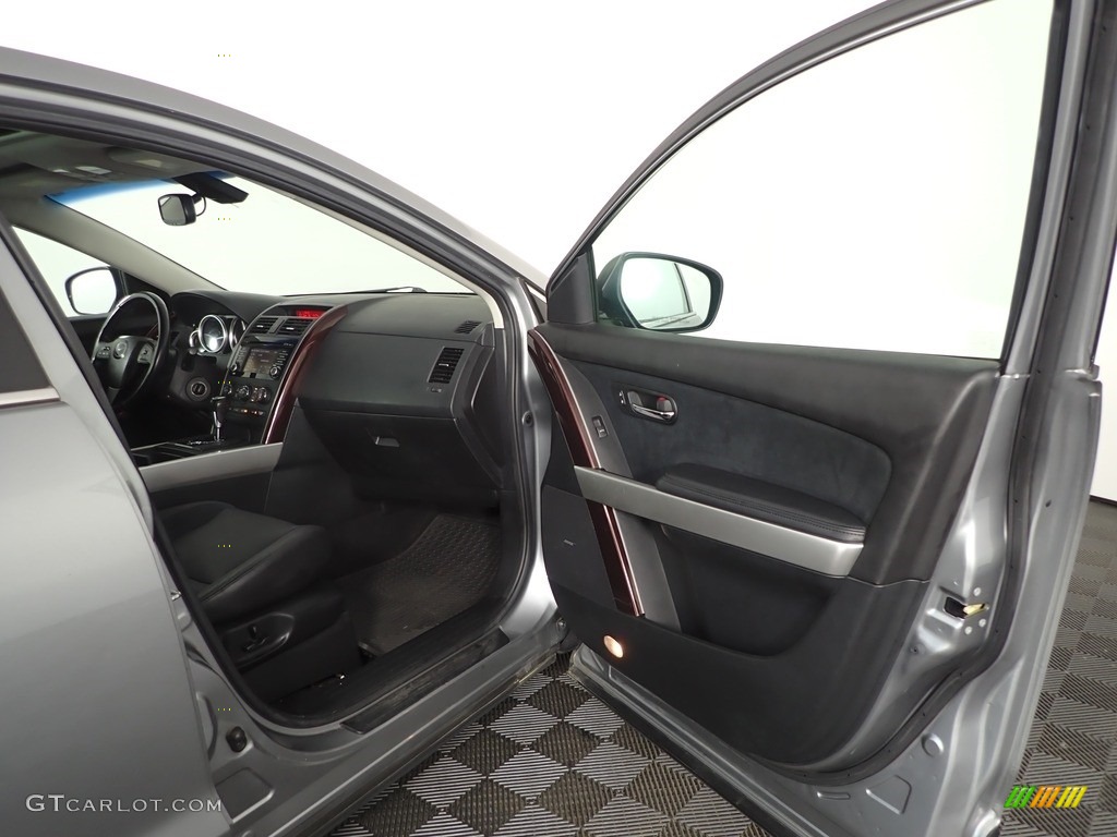 2013 CX-9 Grand Touring AWD - Liquid Silver Metallic / Black photo #30