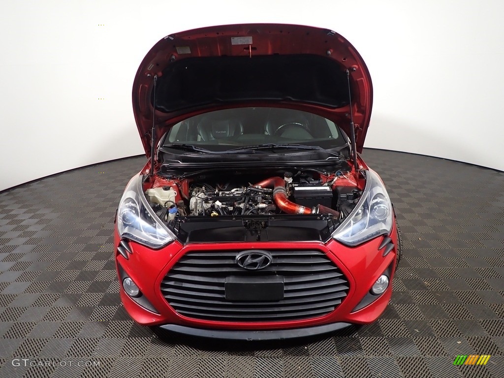 2013 Veloster Turbo - Boston Red / Black photo #5