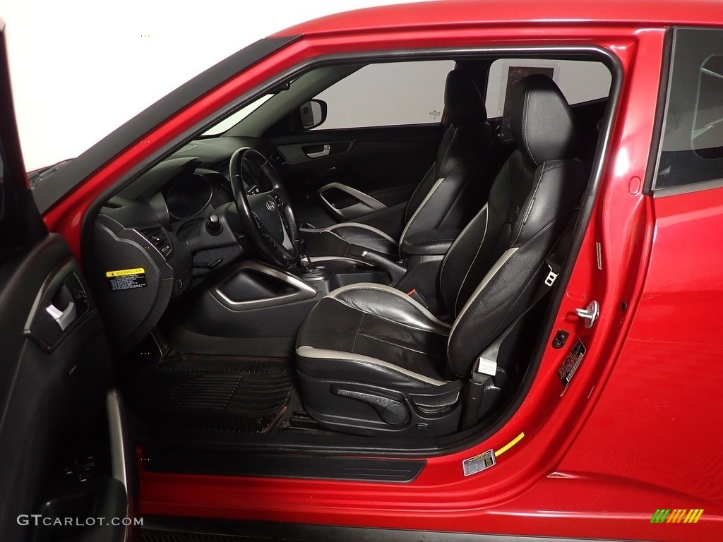 2013 Veloster Turbo - Boston Red / Black photo #21